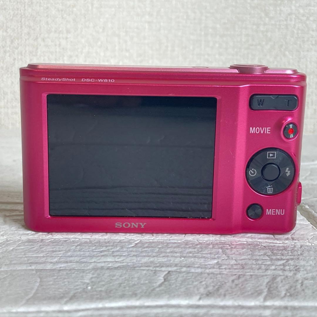 SONY デジカメ Cyber-shot DSC-W810 ピンク 動作品