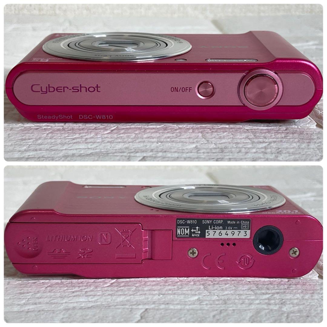 SONY デジカメ Cyber-shot DSC-W810 ピンク 動作品