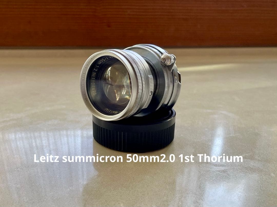 レンズ(単焦点) Leitz summicron50mm2.0 1st Thorium