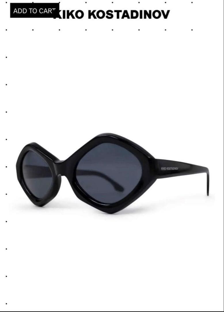 Kiko Kostadinov Octavia サングラス　試着のみ