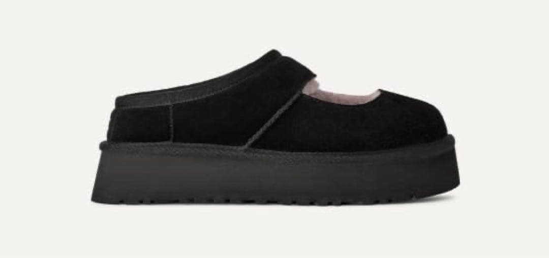 UGG ブラック スリッポン ムートンブーツ