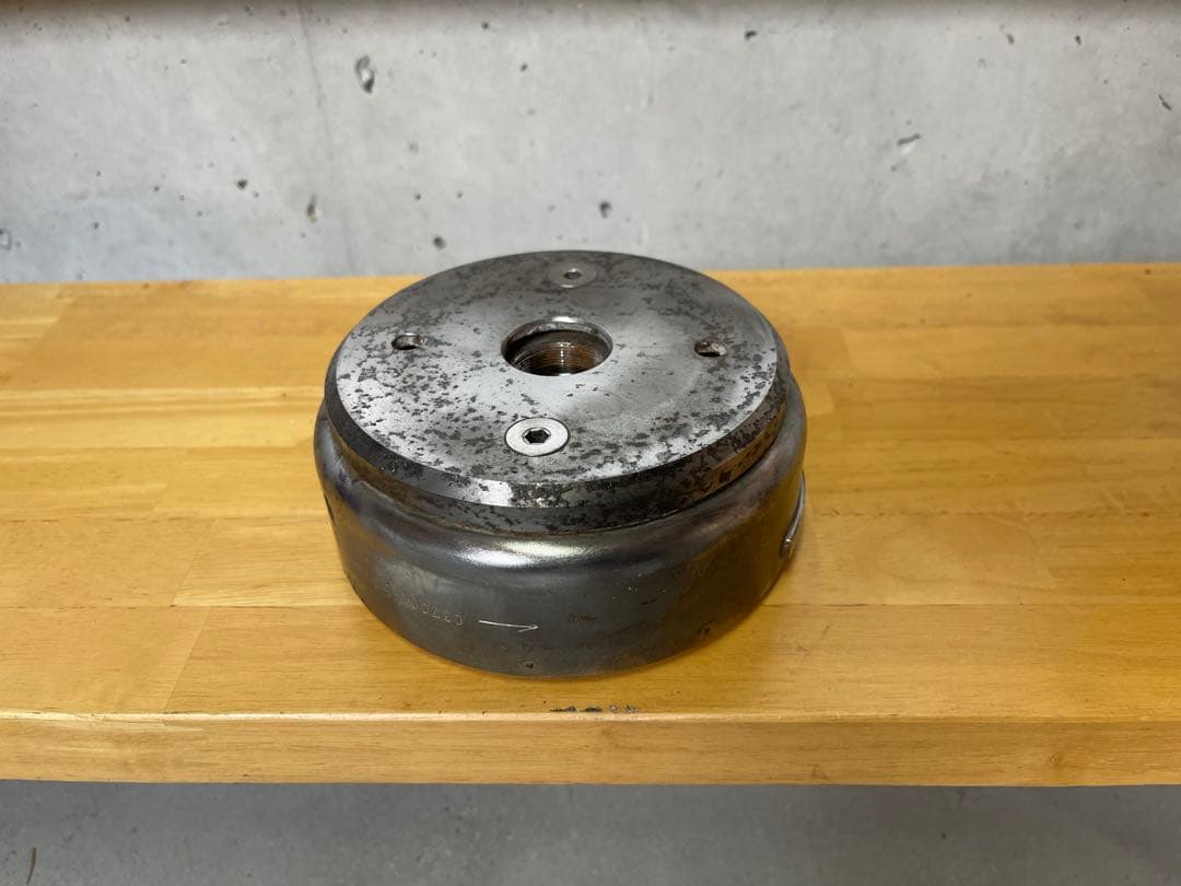 値下げ中　SR400 フライホイール　オレンジブルーバード