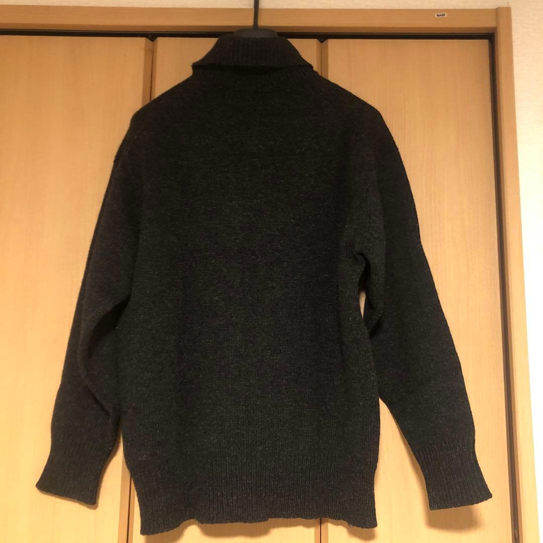 90s COMME des GARÇONS タートルネックセーター ダークグレー