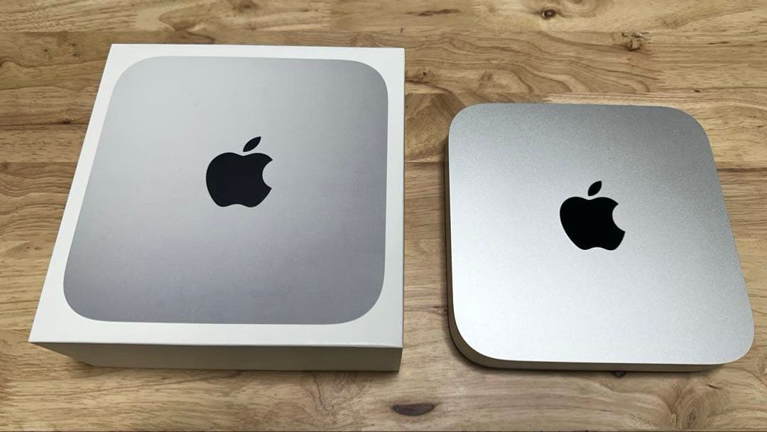 ガーンMac mini M2チップ搭載/512GB SSD/8GBユニファ