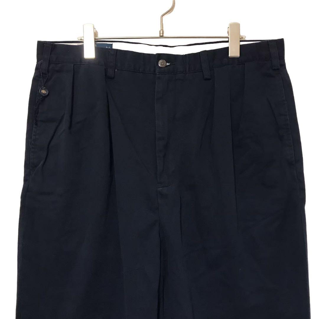 Polo Ralph Lauren 黒 コットン チノ スラックス 下北沢 原宿