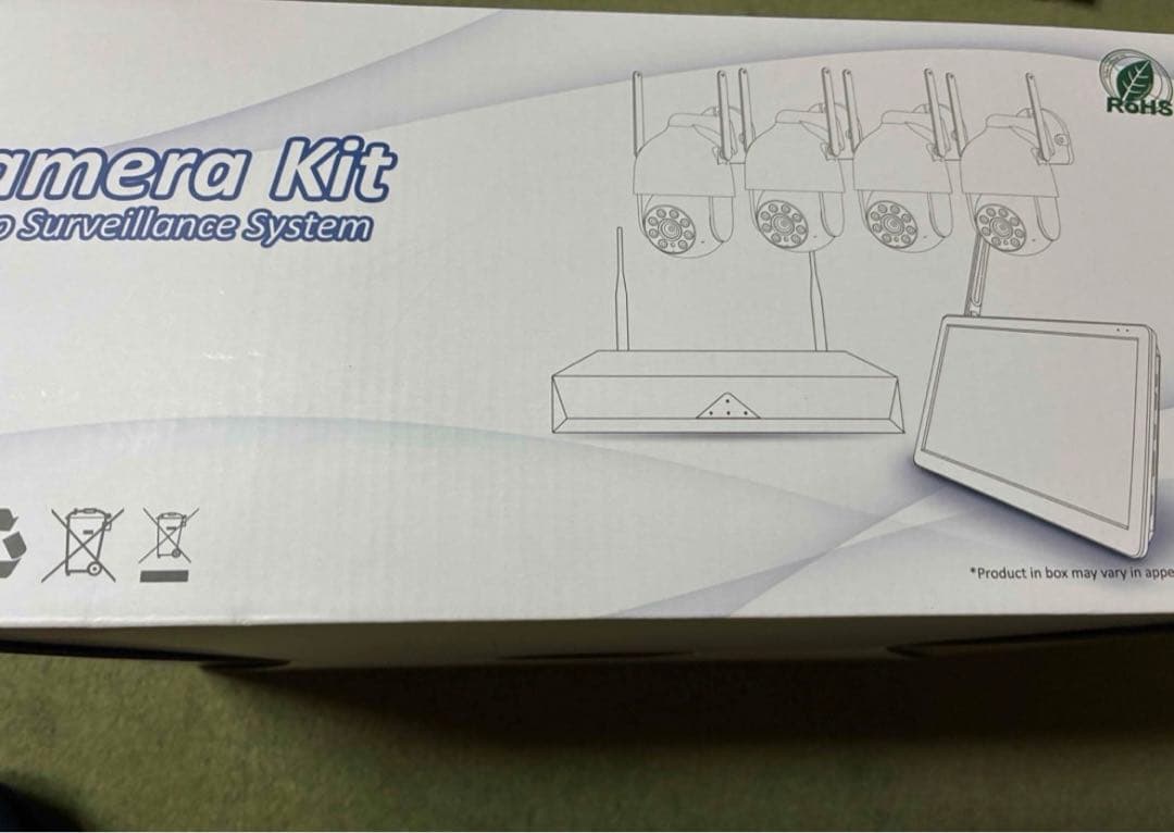 防犯カメラ 屋外 ワイヤレス 300万画素 4台セット AI人体検