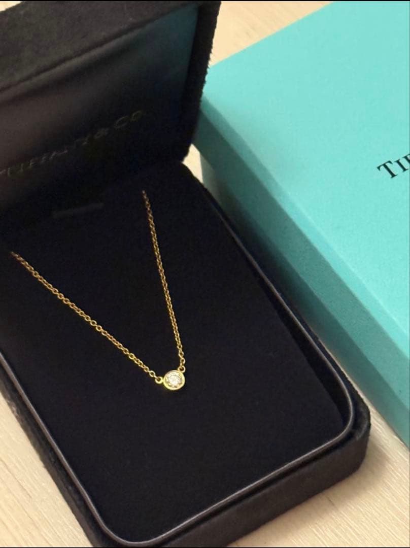 ティファニー ダイヤモンド ネックレス　0.12-0.14カラット バイザヤード
