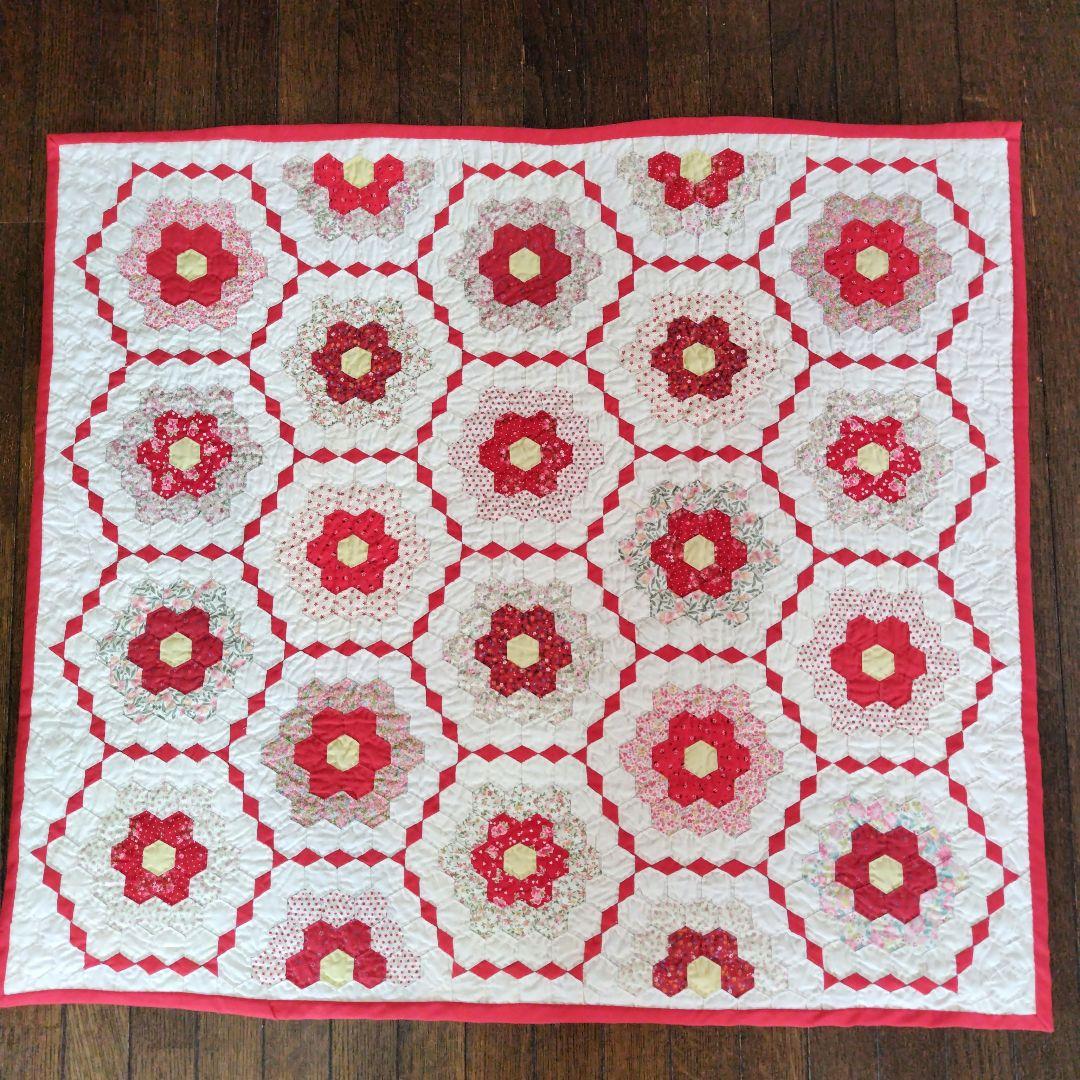 パッチワークキルト タペストリー ハンドメイド