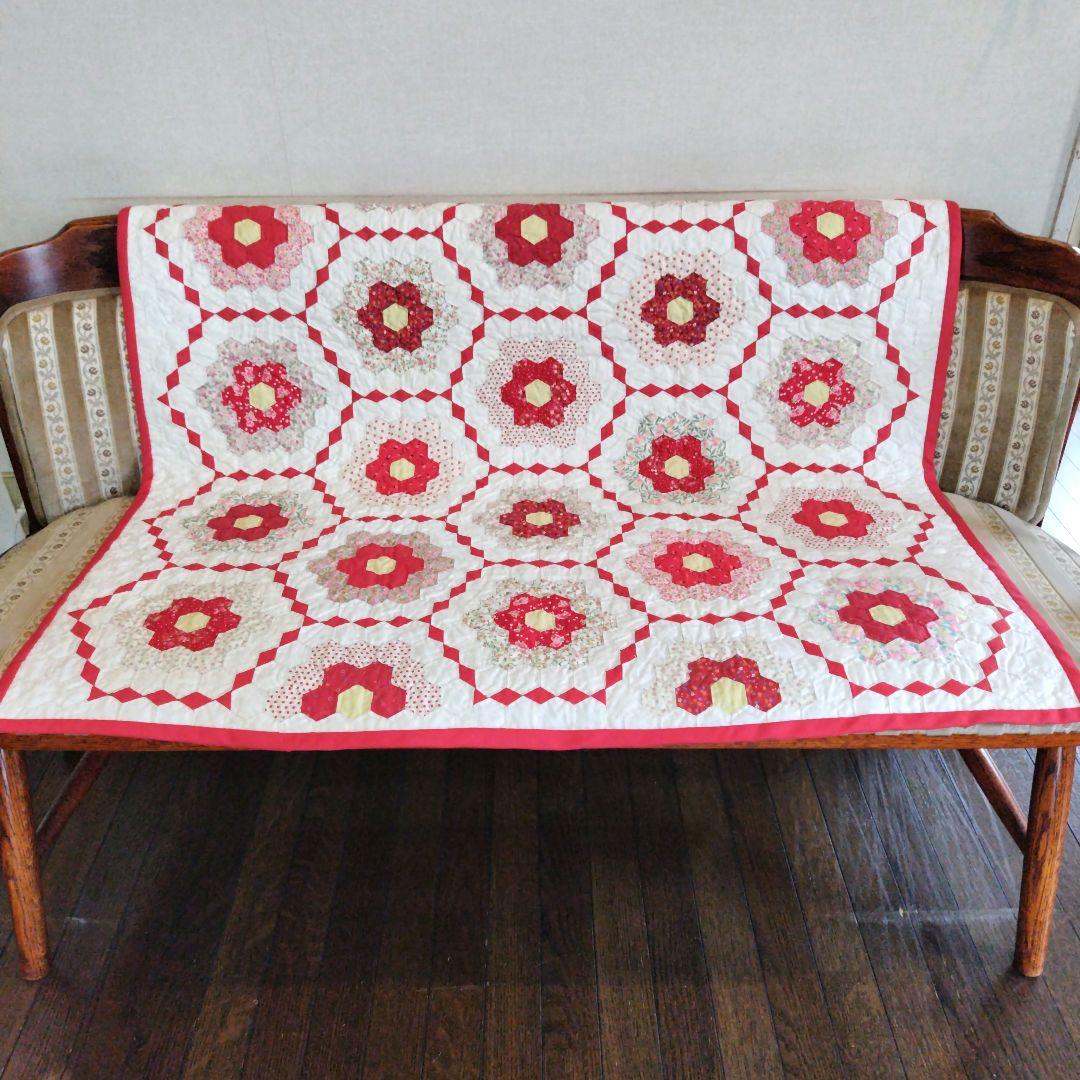 パッチワークキルト タペストリー ハンドメイド