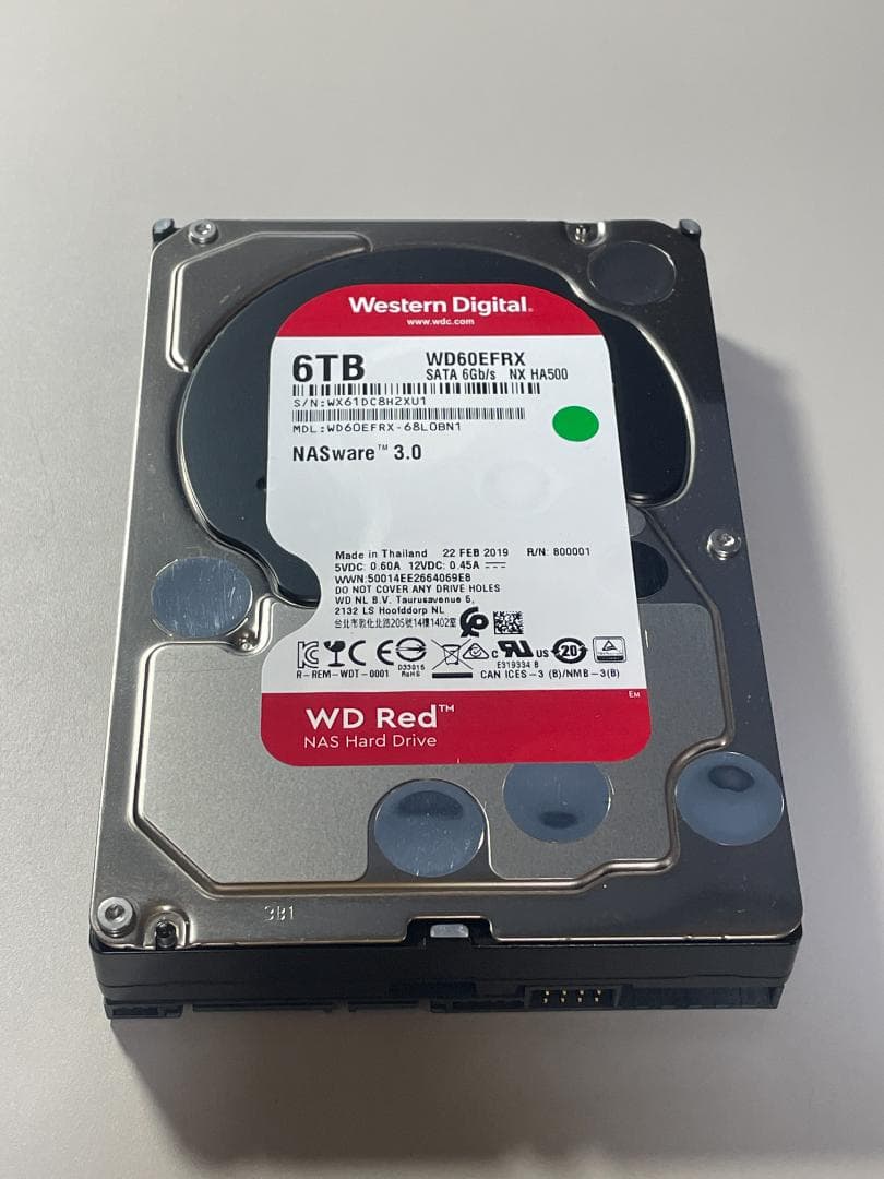 DIGA 修理／換装／増量用 6TB HDD（DiskInfo正常品）タイプⅠ