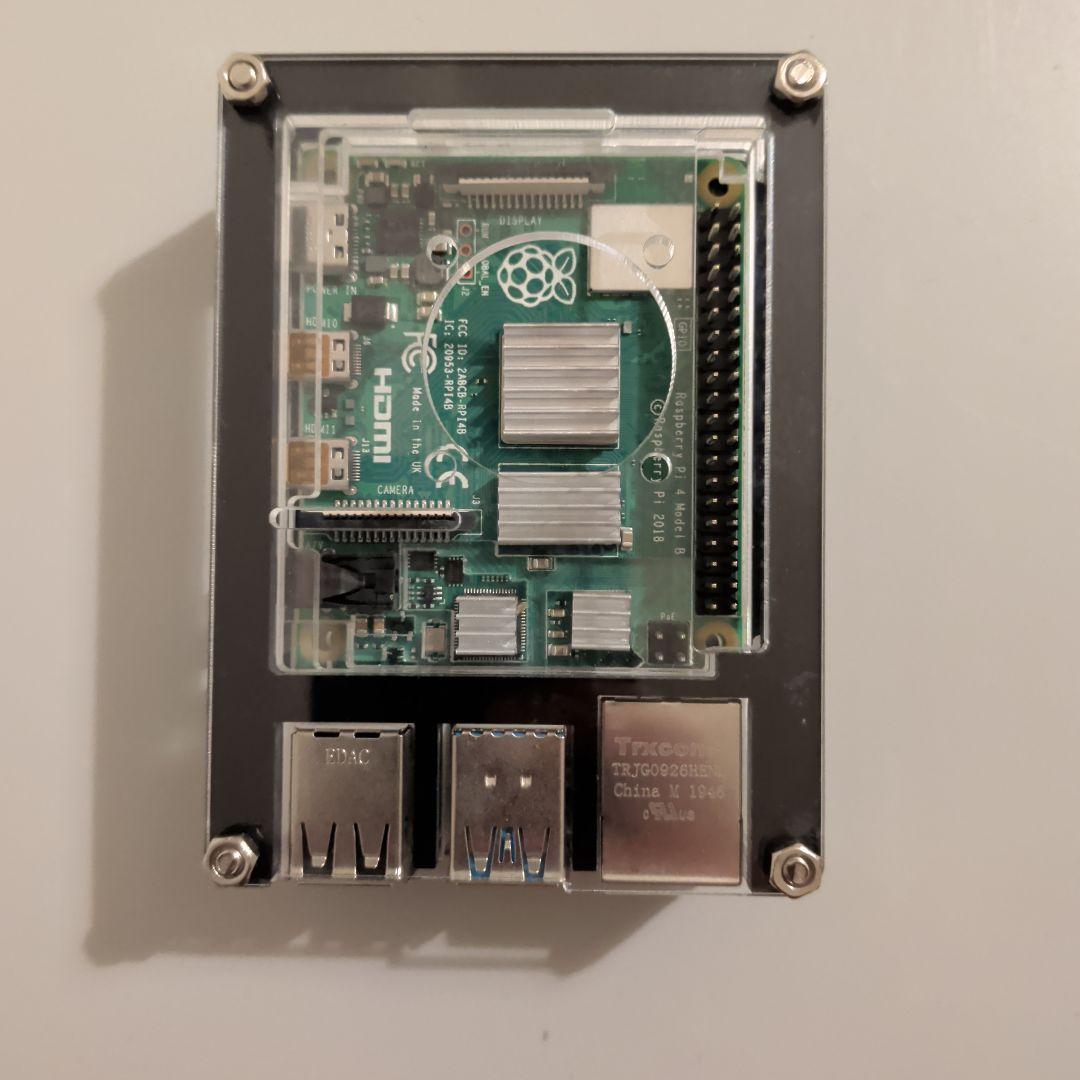 Raspberry PI 4 4GB RAM ケース付き