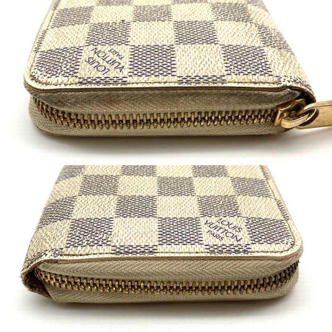 ルイヴィトン ダミエ アズール ジッピーウォレット ホワイト 長財布 71017
