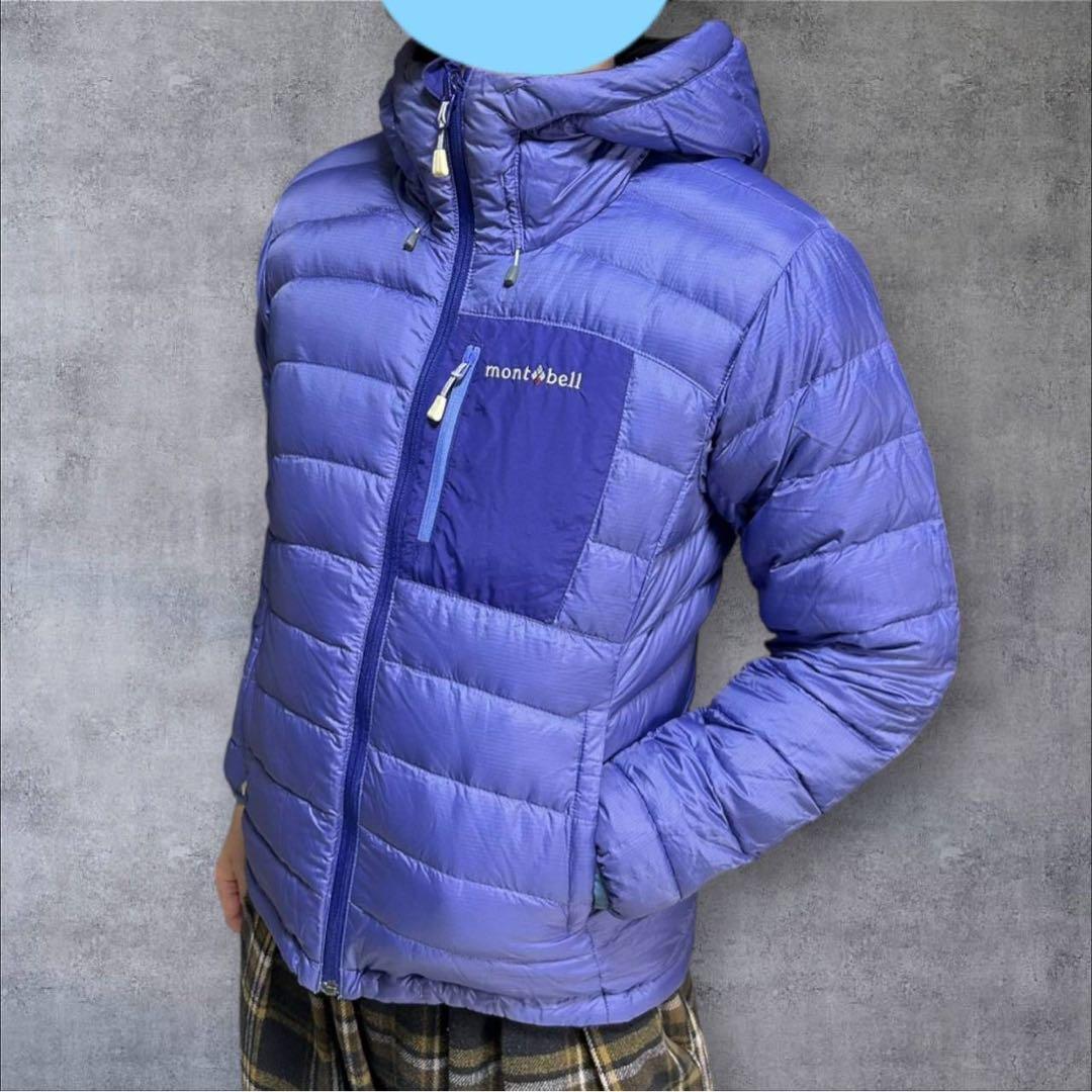 Montbell モンベル ダウンジャケット コロラドパーカー リバーシブル 青