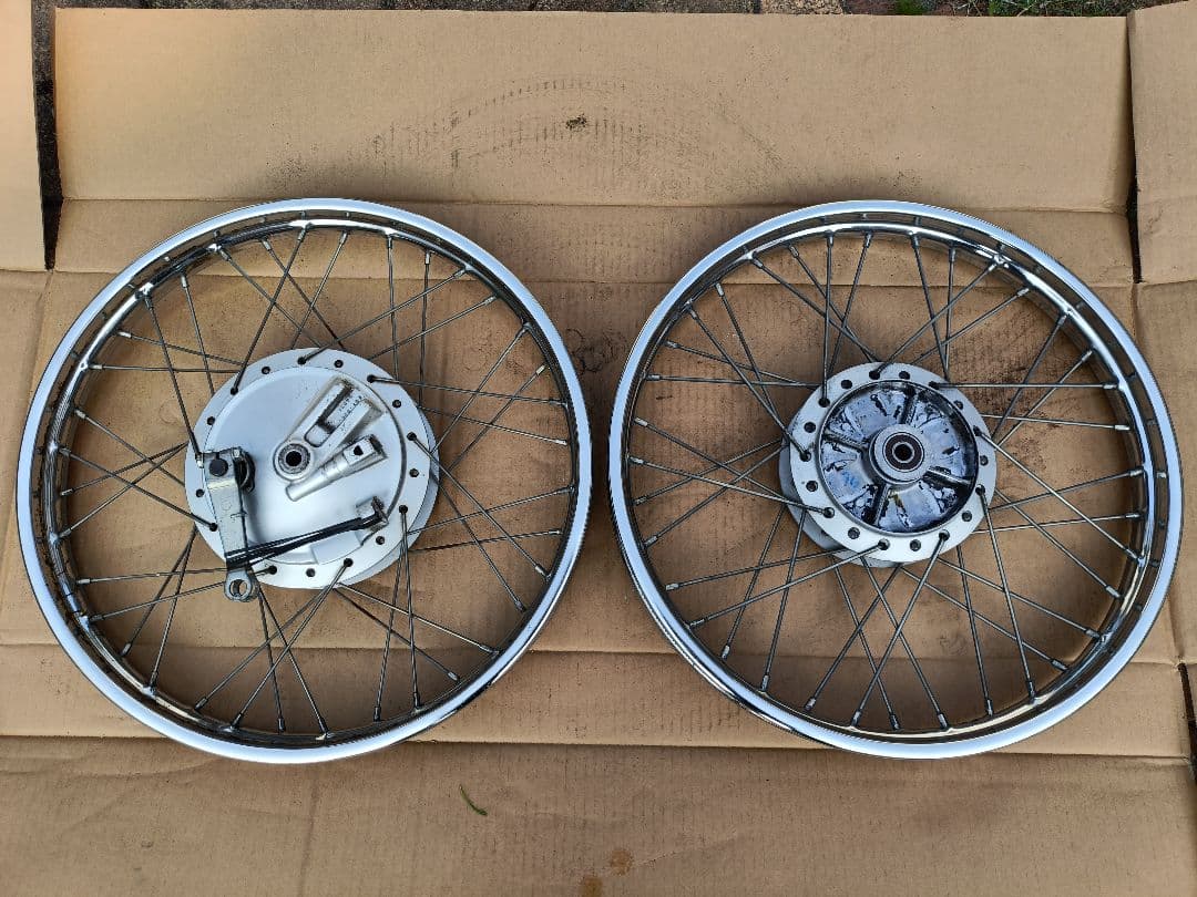 希少JA07デカドラムホイール 前後セット 17インチ