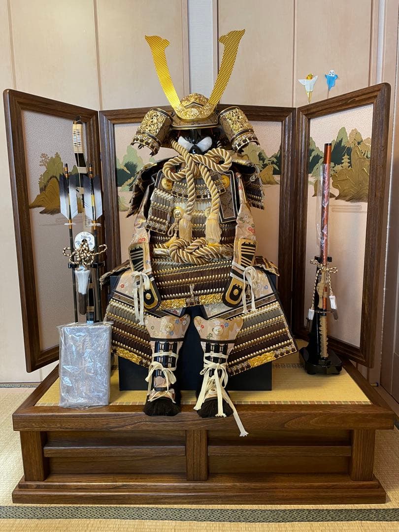 【miii0731】【美品】五月人形　着用稚児鎧兜