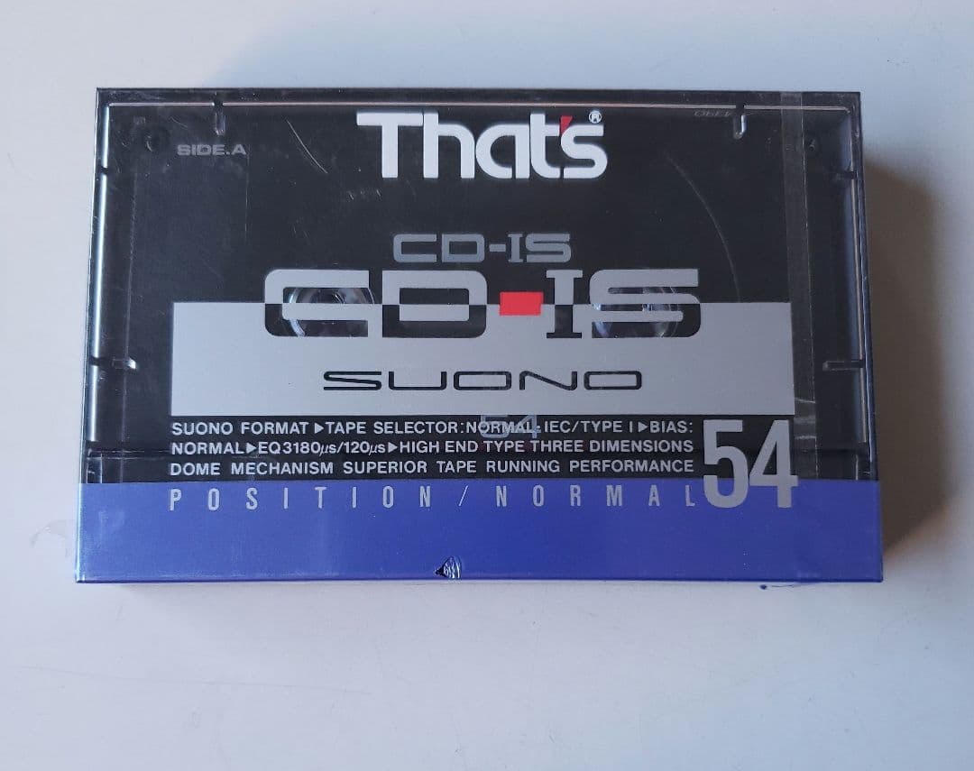 ■未開封■カセットテープ■That's■CD-IS■54分■ノーマルポジション■