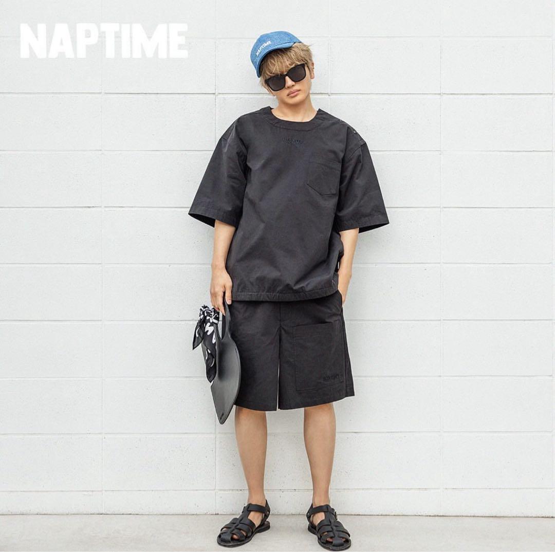 ナップタイム naptime Nissy 刺繍半袖プルオーバー Mサイズ