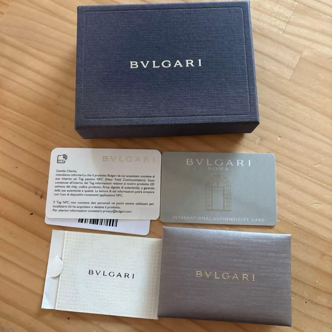 値下げ　BVLGARI ブルガリ　ライトピンク カードケース　名刺入れ