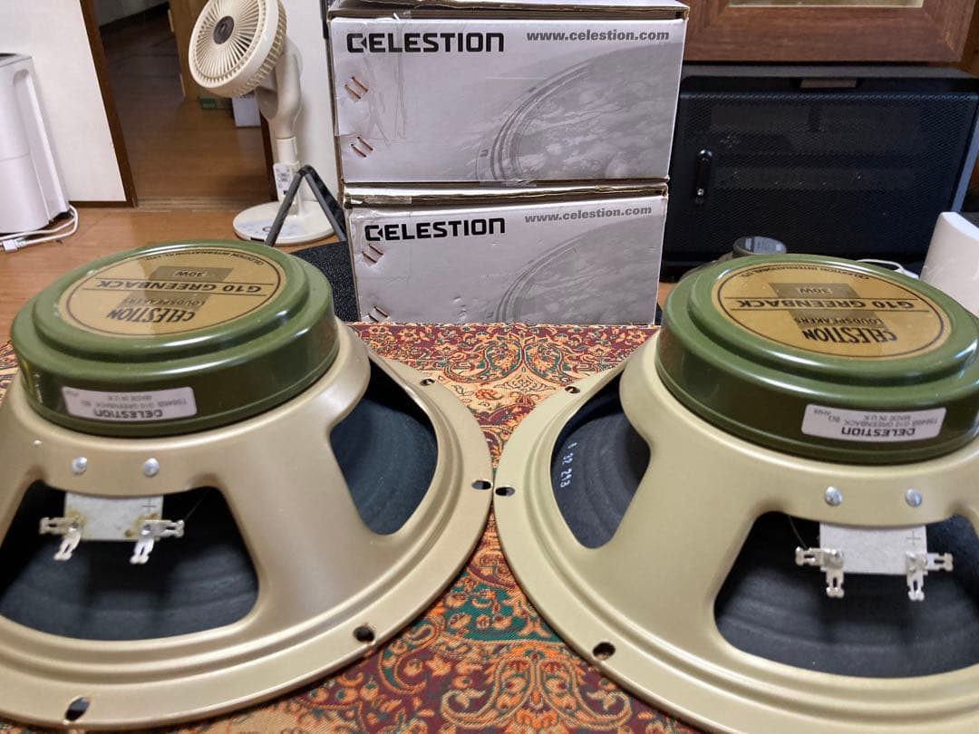 CELESTION １０インチ　グリーンバック　ペア