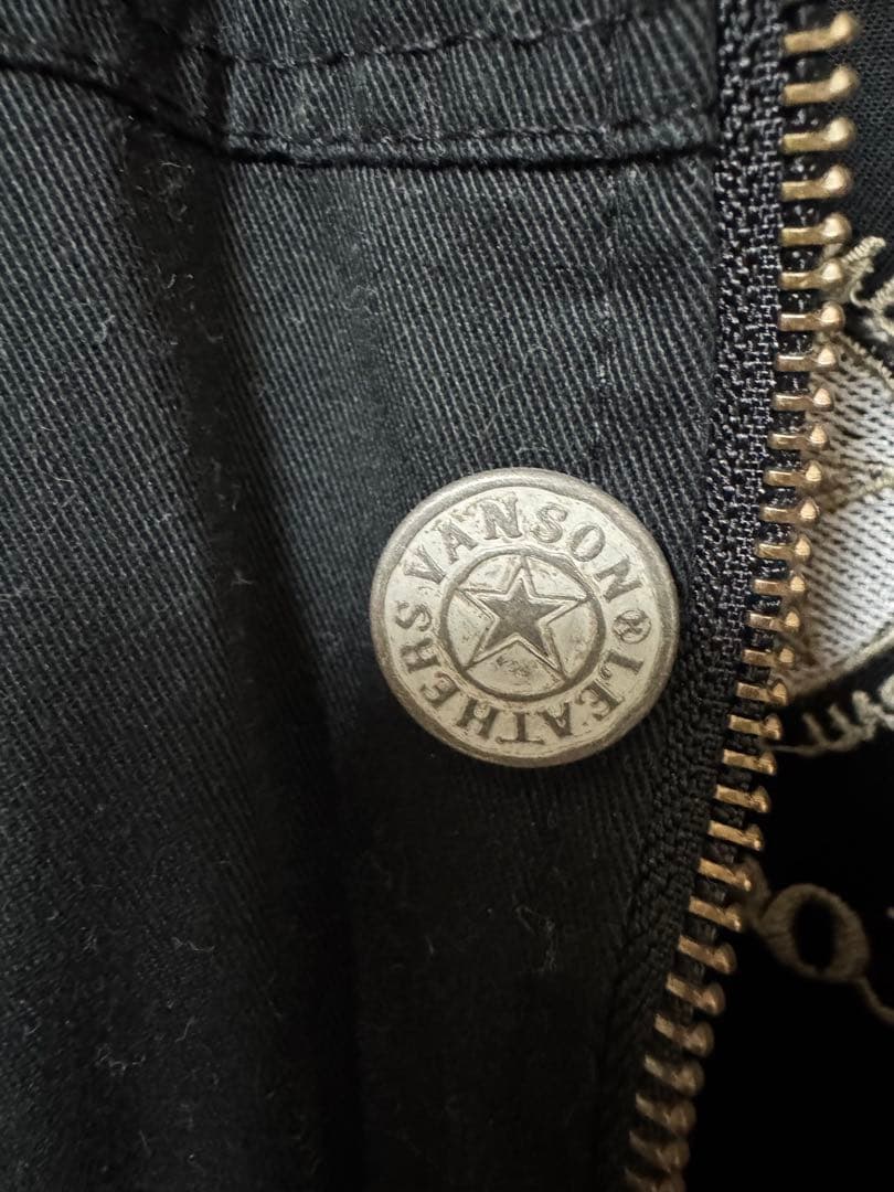 vanson バンソン つなぎ 刺繍 オールインワン XXL 羽 切替 2way