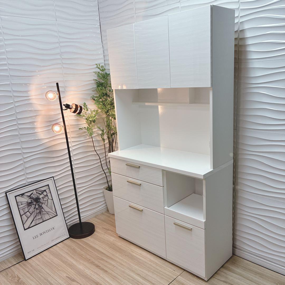 ◇大阪府全域 神戸市 配達料無料！◇ニトリ◇ソレル100◇キッチンボード◇食器棚