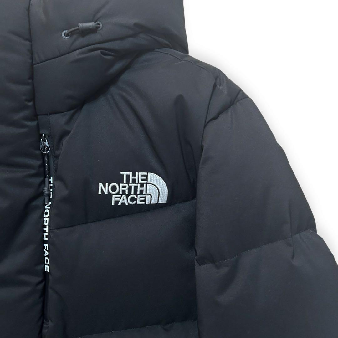 美品✨ノースフェイス ダウン L ブラック フーディー ジップアップ パーカー