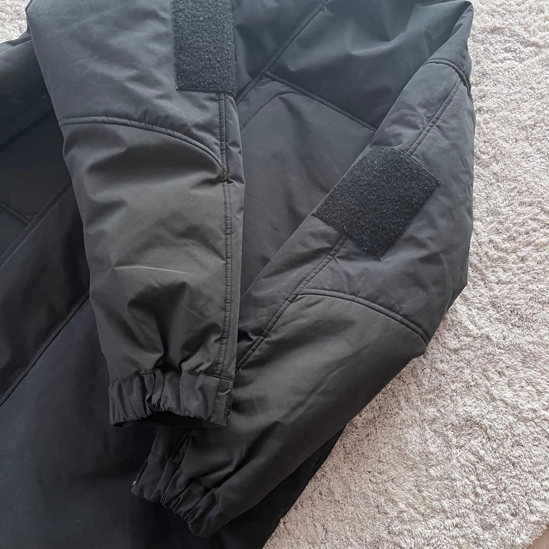 美品　SLICK 2レイヤーモンスターパーカー ブラック L