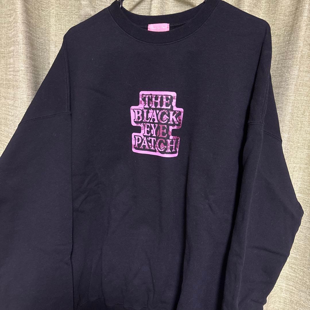 Black Eye Patch ロゴトレーナー Mサイズ ブラック
