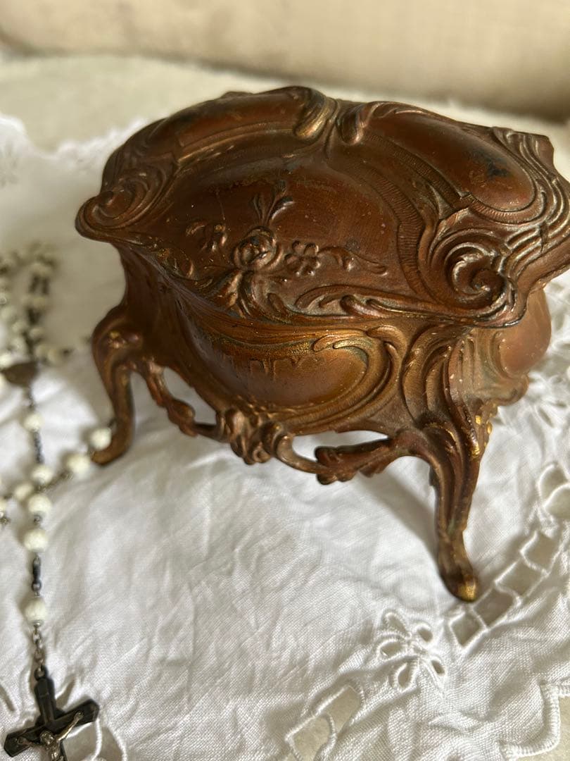 フランスアンティーク　ジュエリーケース