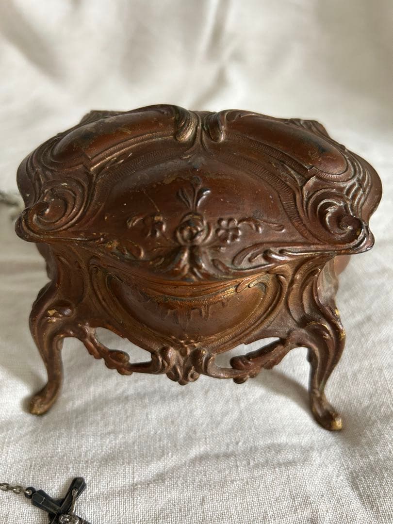 フランスアンティーク　ジュエリーケース