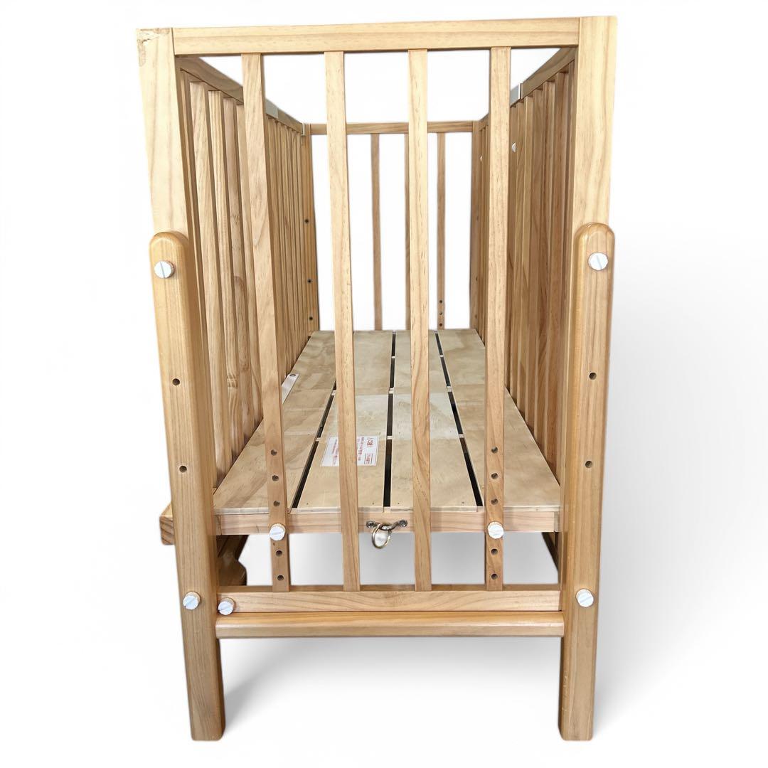 ✨良品✨大和屋 ベビーベッド そいねーるⅢ ナチュラル