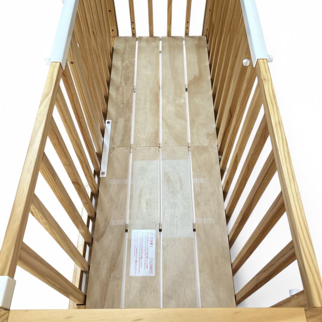 ✨良品✨大和屋 ベビーベッド そいねーるⅢ ナチュラル