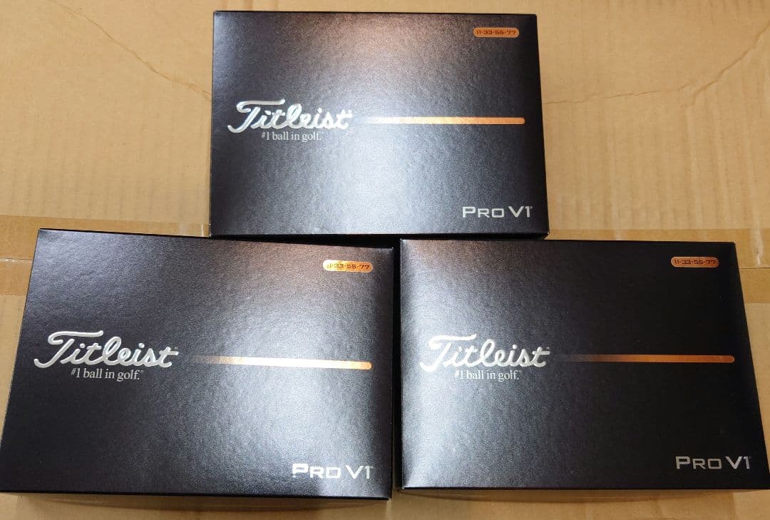 タイトリスト　ProV1 ダブルナンバー３ダース