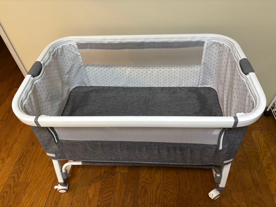 【再値下げしました】日本製マットレス付き＋ベビーベッド