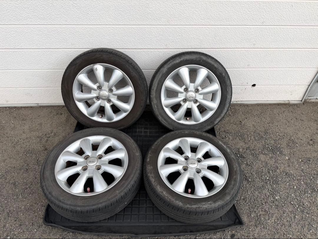 ララパーム14インチ　アルミホイールタイヤ付き4本セット