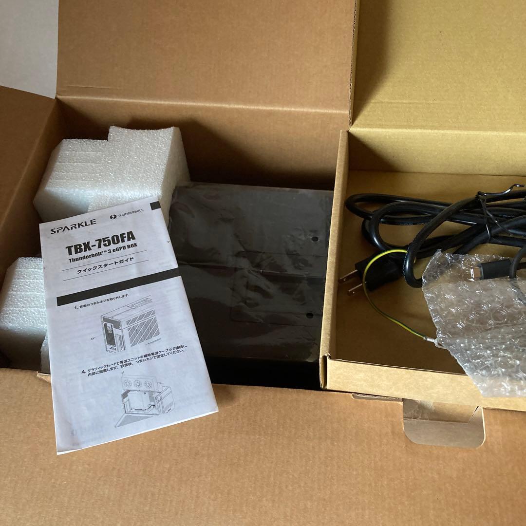 【ほぼ新品】SPARKLE 外付けPCIEボックス TBX-750FA