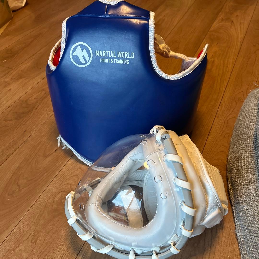 MARTIAL WORLD Ｓサイズ 青/赤