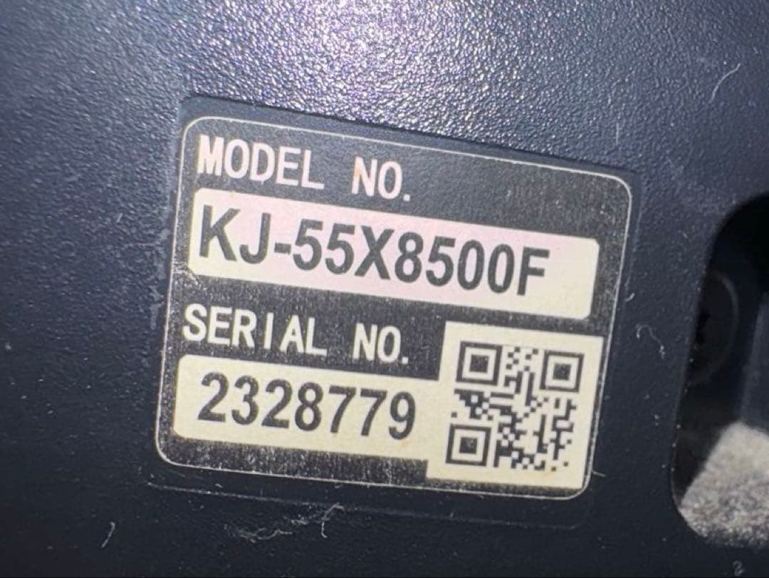 ピスタチオ　SONY BRAVIA 4K 55型　TV