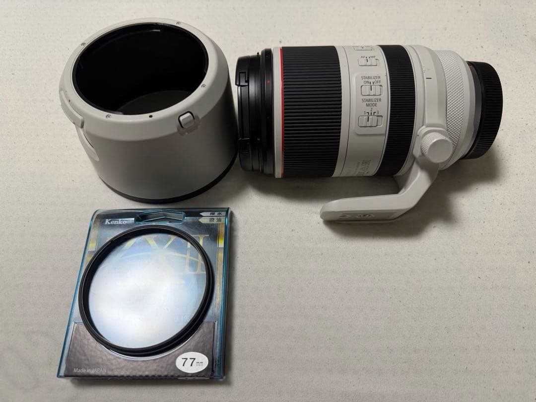 RF70-200mm F2.8 L IS USM ゼクロス フィルター付き