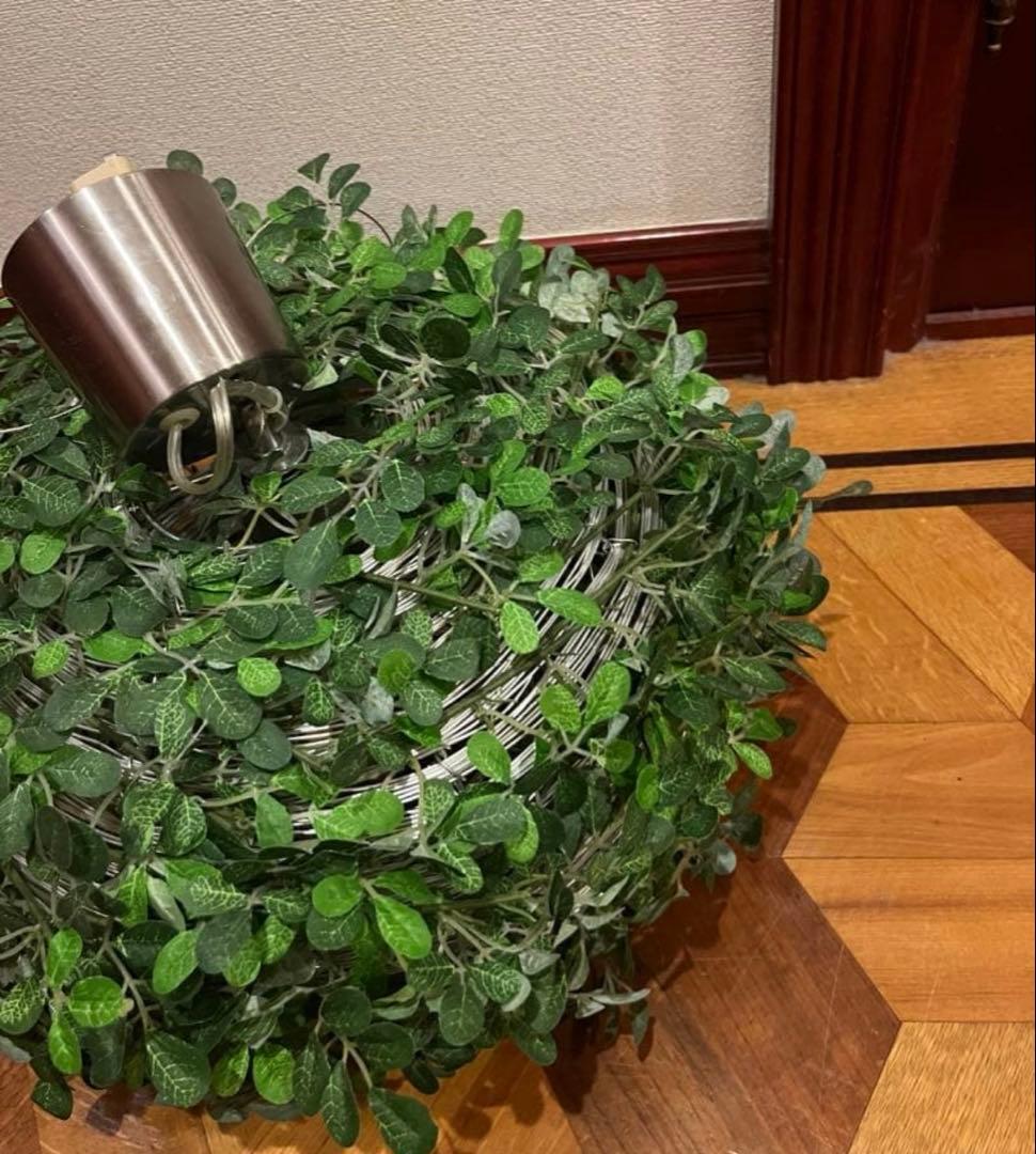 ディクラッセ オーランドビッグ ペンダントライト 人工グリーン 造花 カフェ等