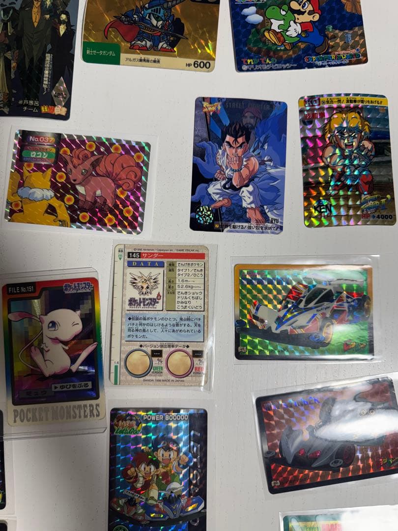 カードダス まとめ売り ３０年もの ポケモン 幽遊白書 ストリートファイター