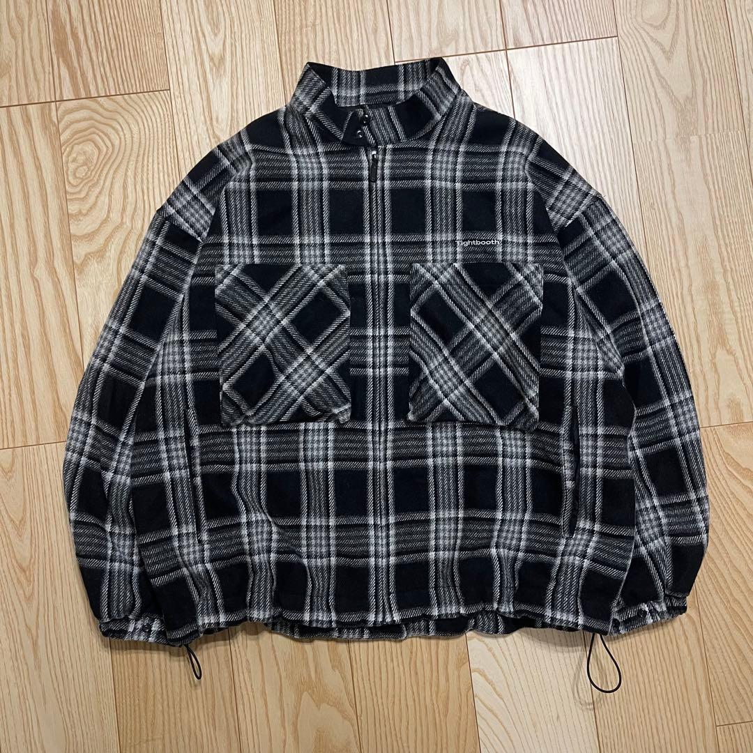 【試着のみ】TIGHTBOOTH PLAID FLANNEL SWING TOP