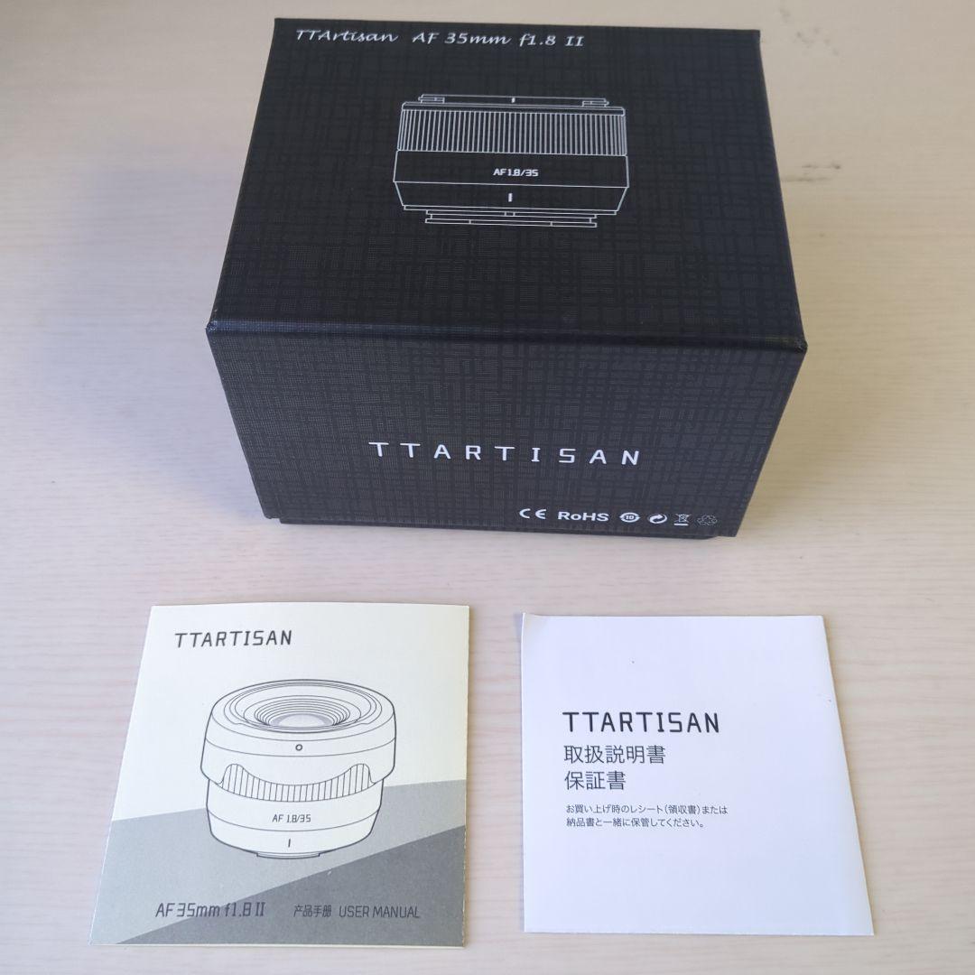 【美品】TTArtisan AF 35mm F1.8 II 保護フィルター付