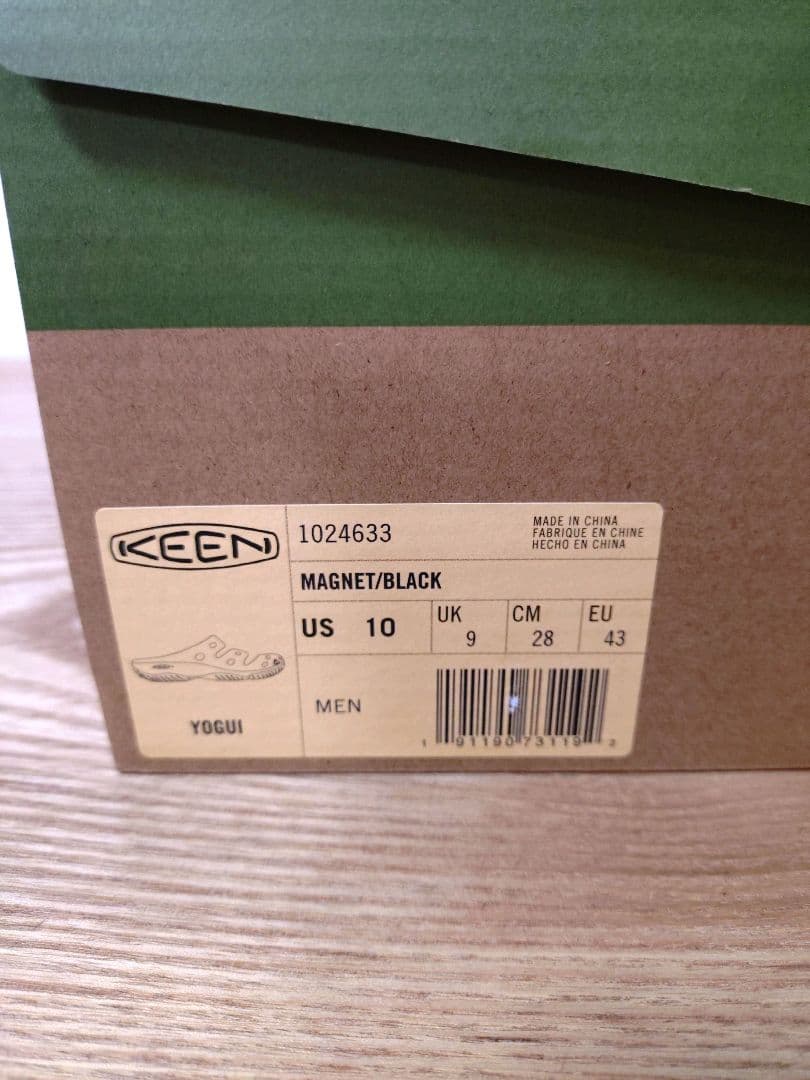 KEEN キーン サンダル YOGUI ヨギ 28cm グレー