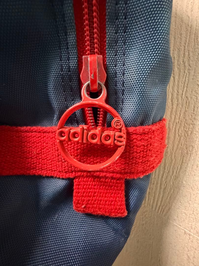 【希少】アディダス　ビンテージ　80s　 スクールバッグ　ボストンバッグ　スクバ