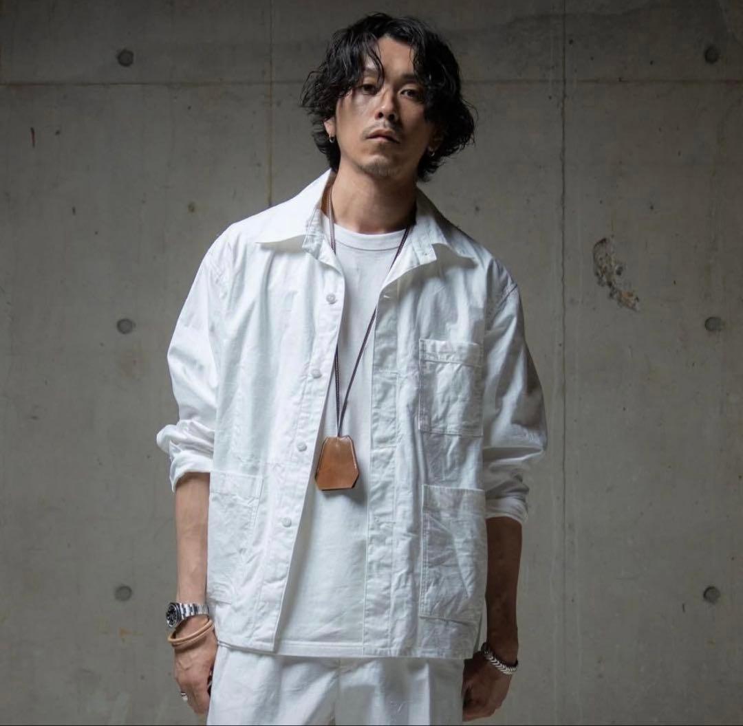 ジャケット・アウター MAISON KINEMA Cotton pajama shirt jacket