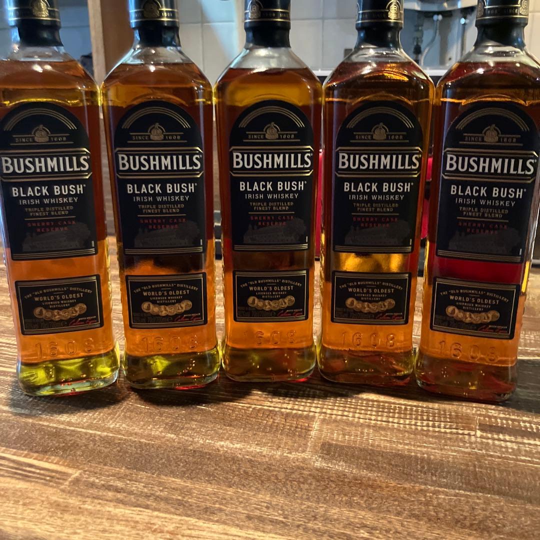 BUSHMILLS BLACK BUSH 5本セット