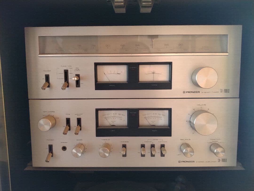 昭和レトロ♪　パイオニア TX-7800Ⅱ＆SA-7800Ⅱ
