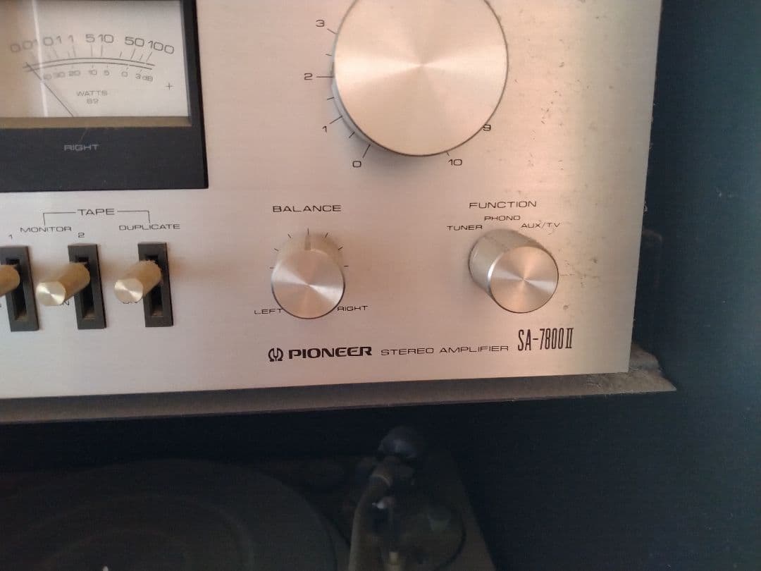 昭和レトロ♪　パイオニア TX-7800Ⅱ＆SA-7800Ⅱ