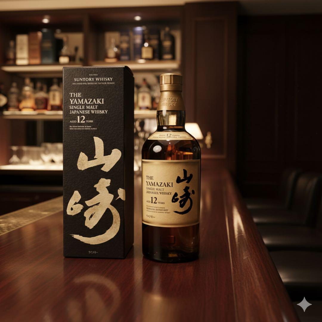 7232②【未開栓】サントリー 山崎 12年 ウイスキー 700mL 箱付き